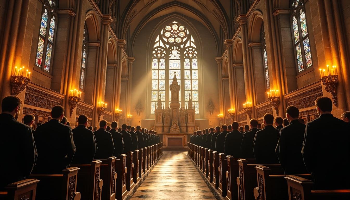 plongez dans le chant de la toussaint, une interprétation gospel masculine inédite et pleine d'émotion qui célèbre la tradition avec puissance et spiritualité.